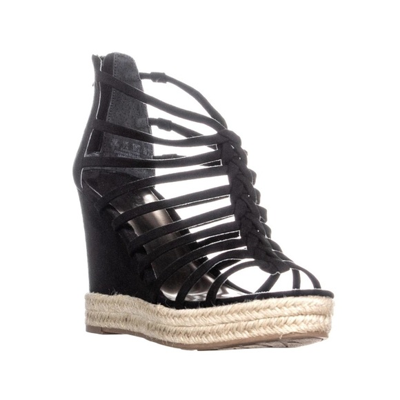Carlos by Carlos Santana Shoes - 🔥 CARLOS BY CARLOS SANTANA Black Wedge Sandal size 8